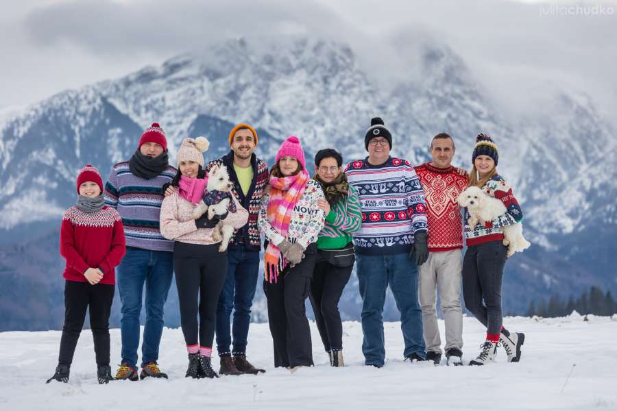 Fotografia okolicznościowa zakopane sesja rodzinna